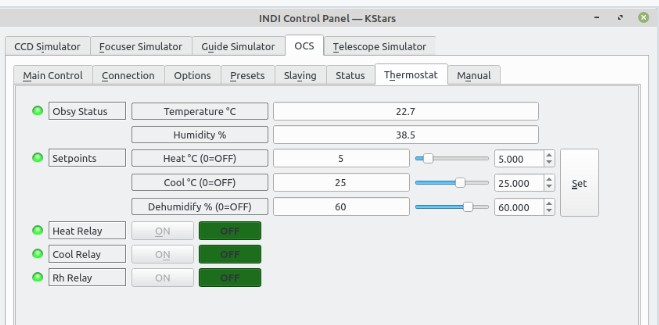 Thermostat Tab