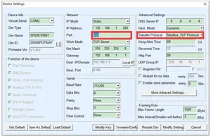 thumb modbus tcp